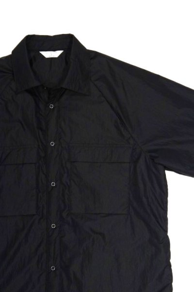 画像2: STILL BY HAND　MICRO RIP PADDED SHIRT(BLACK)