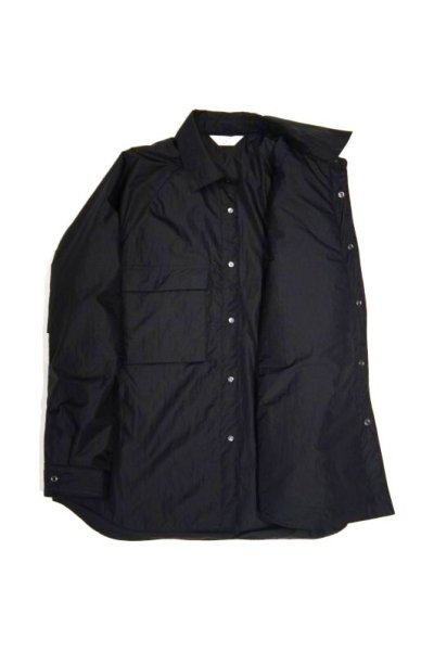 画像3: STILL BY HAND　MICRO RIP PADDED SHIRT(BLACK)