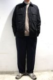 画像2: STILL BY HAND　MICRO RIP PADDED SHIRT(BLACK) (2)