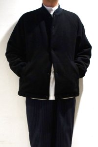 have a good day　Wool padding jacket（Black）