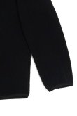 画像5: have a good day　Boa fleece mockneck loose l/s tee（Black） (5)