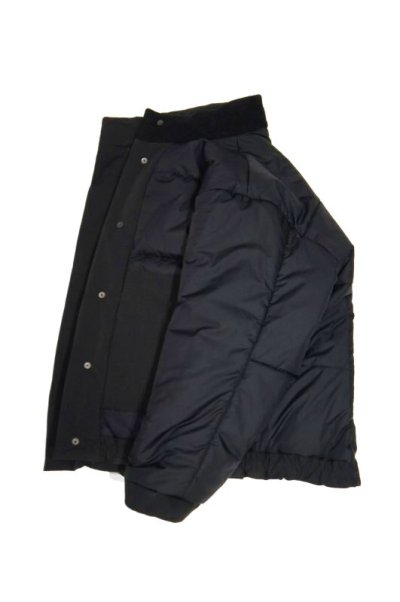 画像3: STILL BY HAND　PADDED STAND COLLAR BLOUSON(INK BLACK)