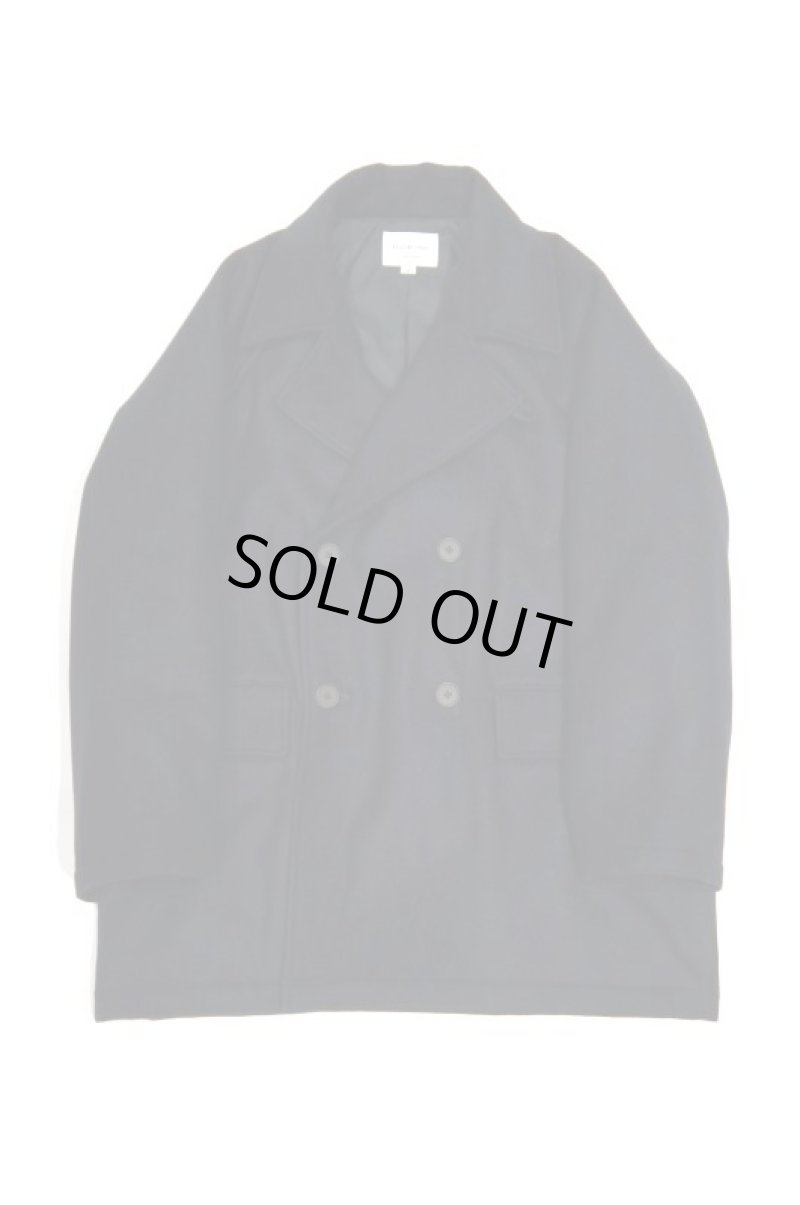画像1: STILL BY HAND　WOOL PADDED PEA COAT(NAVY) (1)