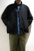 画像7: STILL BY HAND　SNAP BUTTON STAND COLLAR BLOUSON(BLACK) (7)