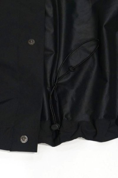 画像3: STILL BY HAND　SNAP BUTTON STAND COLLAR BLOUSON(BLACK)
