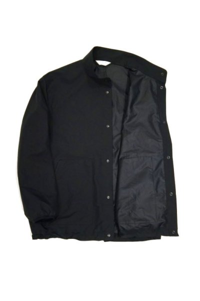 画像2: STILL BY HAND　SNAP BUTTON STAND COLLAR BLOUSON(BLACK)