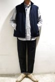 画像5: STILL BY HAND　1 TUCK TAPERED DENIM PANTS(NAVY) (5)