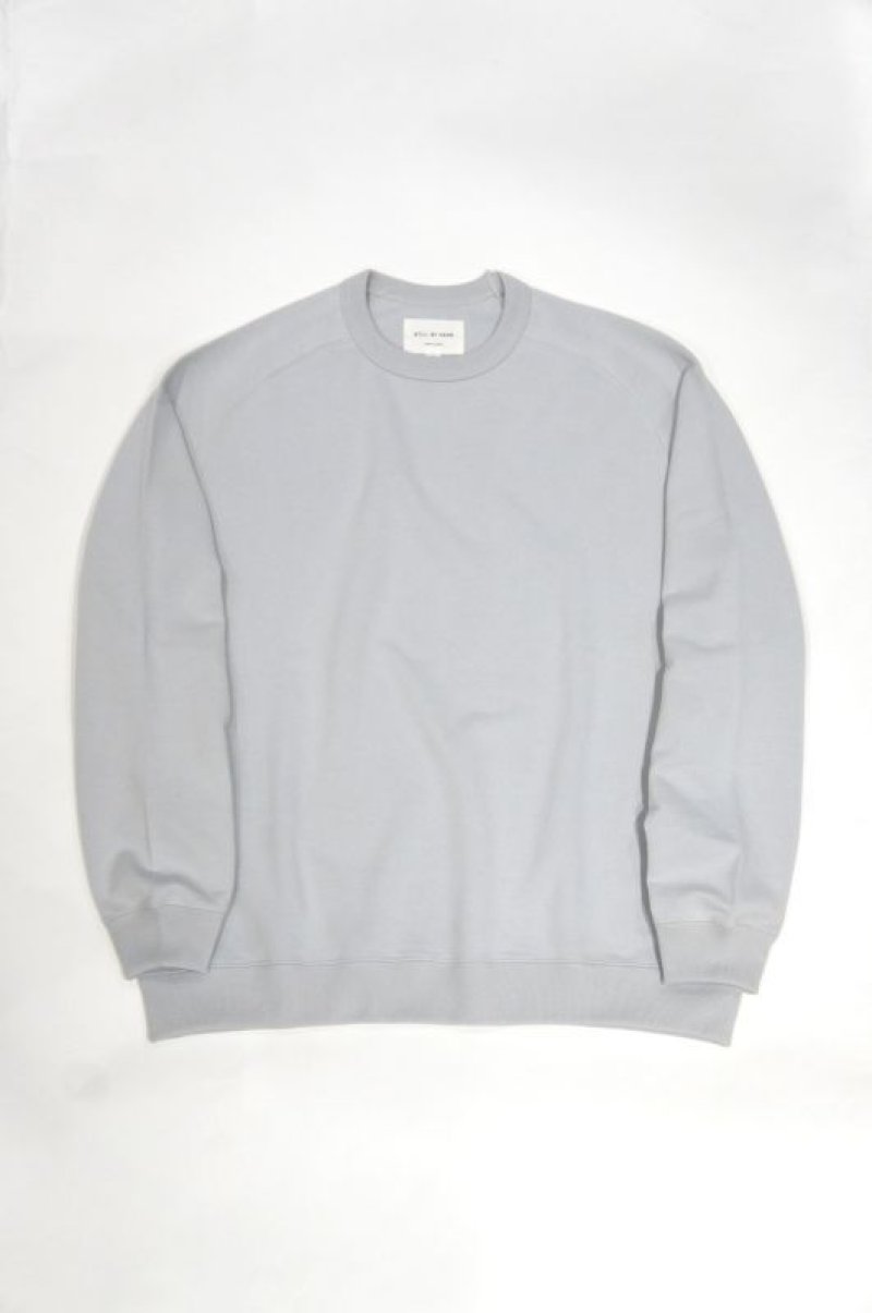 画像4: STILL BY HAND　PIMA COTTON CREW NECK SWEAT(MINT) (4)