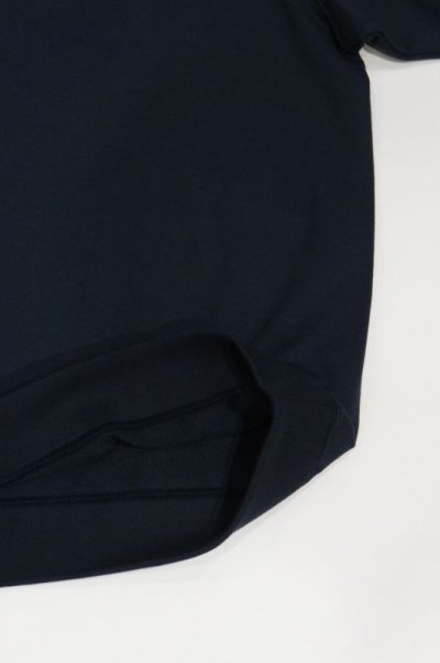 画像3: STILL BY HAND　PIMA COTTON CREW NECK SWEAT(CHARCOAL)