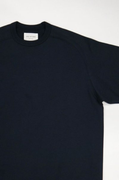 画像2: STILL BY HAND　PIMA COTTON CREW NECK SWEAT(CHARCOAL)