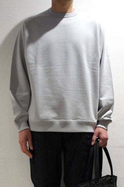 画像1: STILL BY HAND　PIMA COTTON CREW NECK SWEAT(MINT)SALE！