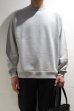 画像1: STILL BY HAND　PIMA COTTON CREW NECK SWEAT(MINT)SALE！ (1)