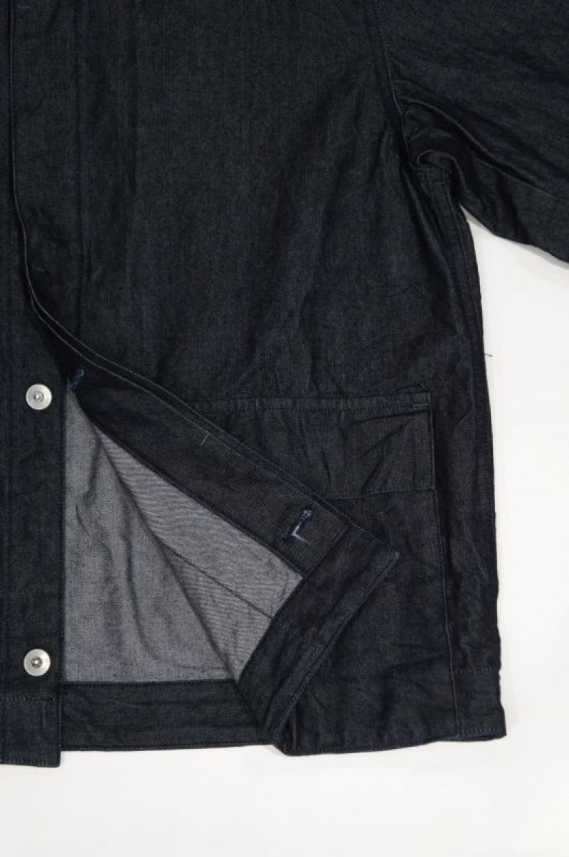 画像3: STILL BY HAND　DENIM JACKET(NAVY)