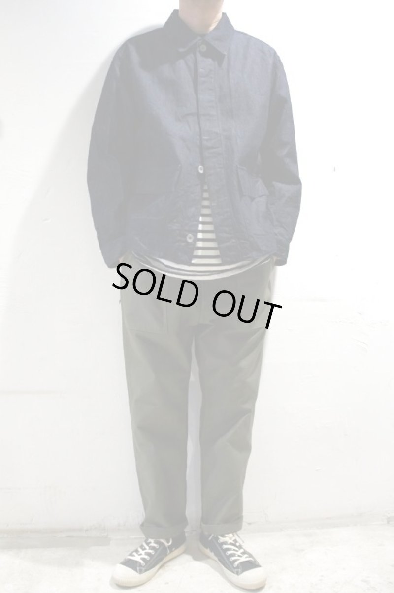 画像3: STILL BY HAND　DENIM JACKET(NAVY) (3)