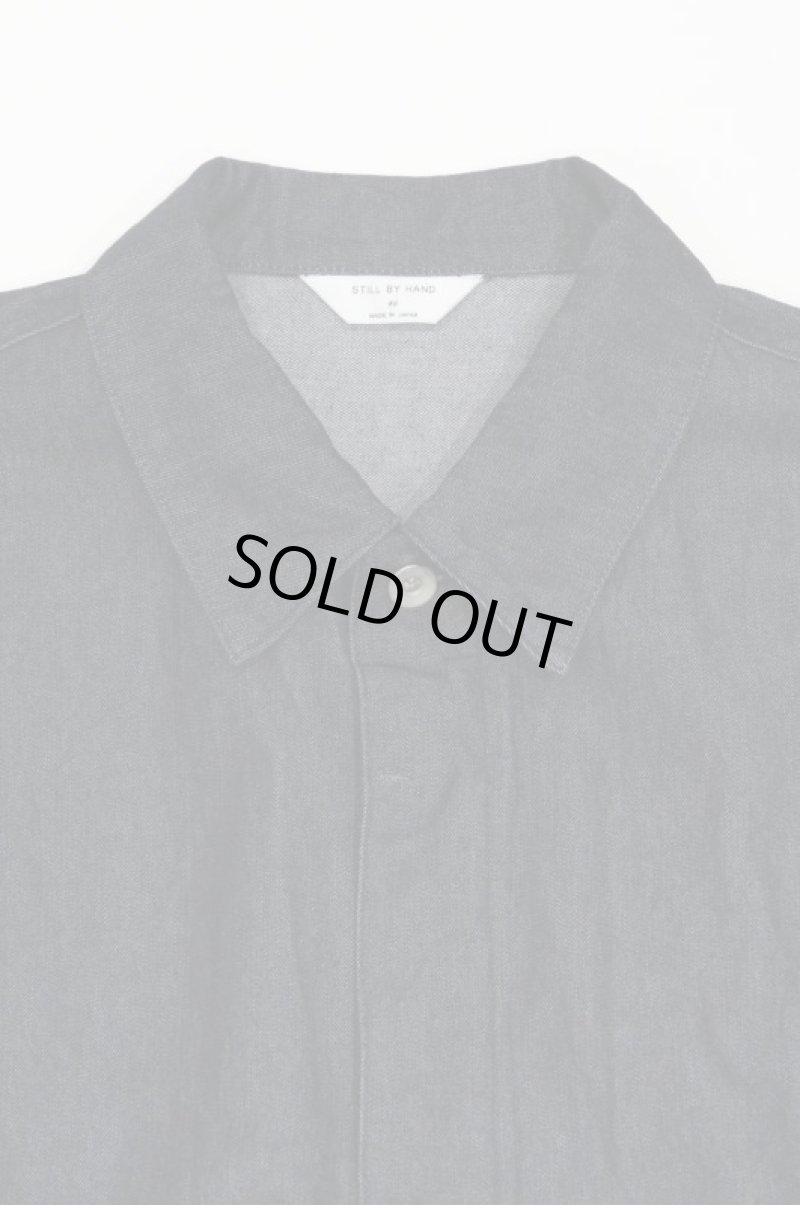 画像6: STILL BY HAND　DENIM JACKET(NAVY) (6)