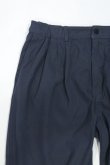 画像3: STILL BY HAND　GARMENT DYED COTTON EASY SLACKS(BLUE GREY) (3)