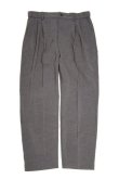 画像1: STILL BY HAND　POLYESTER EASY SLACKS(GREY) (1)