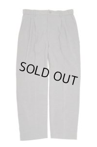 STILL BY HAND　POLYESTER EASY SLACKS(GREY)