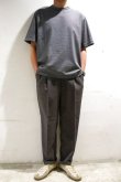 画像6: STILL BY HAND　POLYESTER EASY SLACKS(GREY) (6)