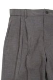 画像3: STILL BY HAND　POLYESTER EASY SLACKS(GREY) (3)