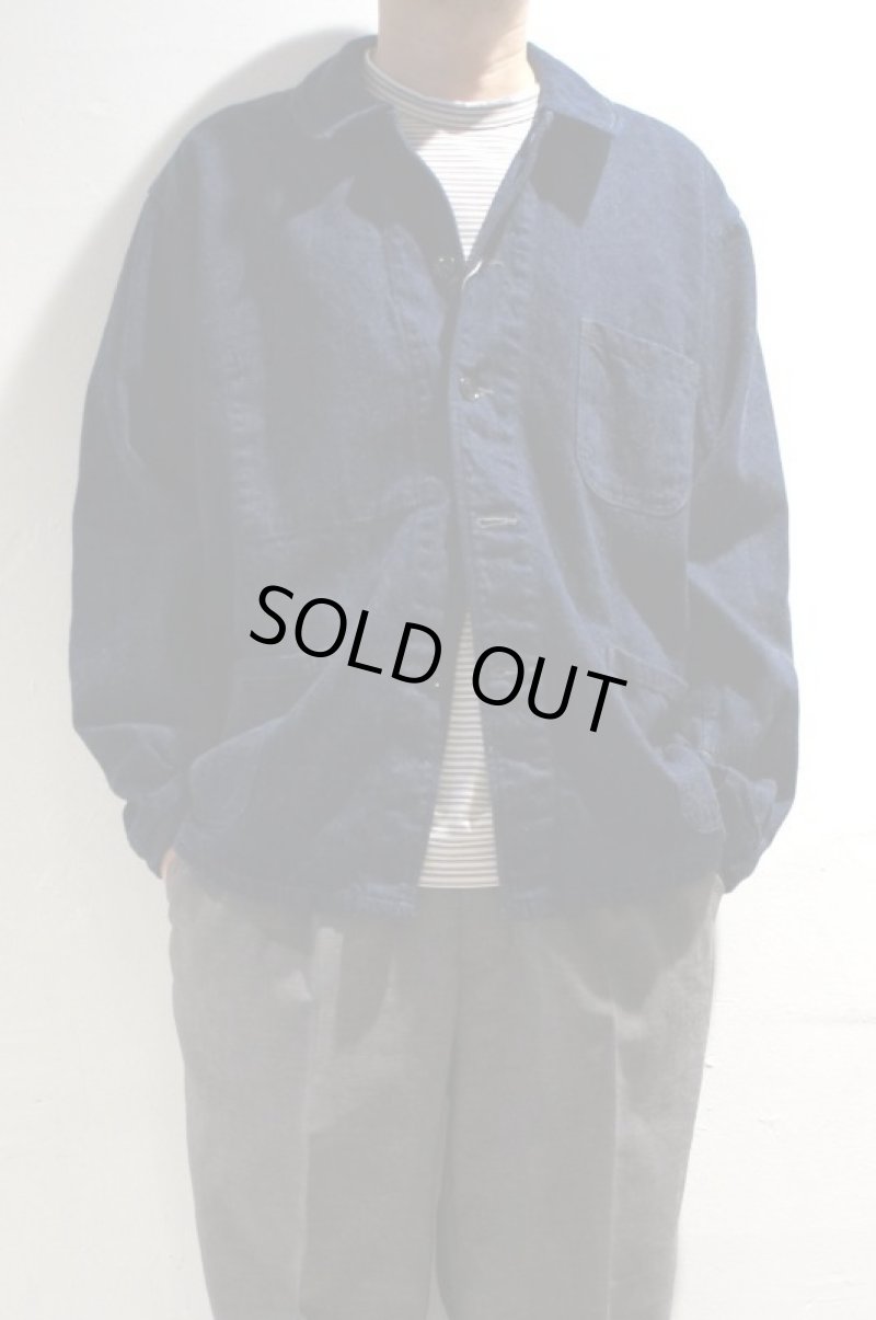 画像1: ORDINARY FITS　EURO WORK JACKET / ONE WASH(INDIGO) (1)