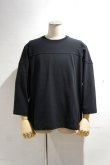 画像2: ORDINARY FITS　SHOULDER 3/4 T-SHIRT(BLACK) (2)