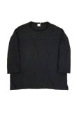 画像1: ORDINARY FITS　SHOULDER 3/4 T-SHIRT(BLACK) (1)