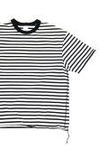画像1: have a good day　Border loose s/s tee（White×Black） (1)