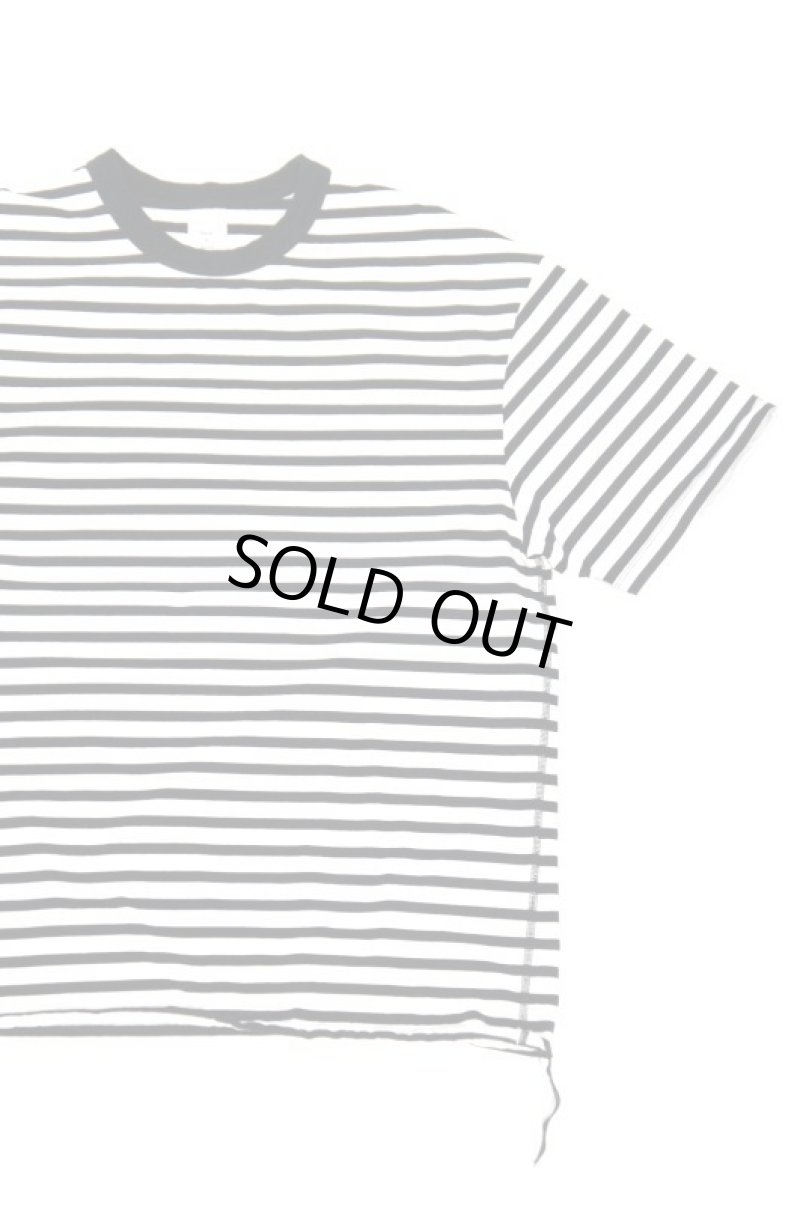 画像1: have a good day　Border loose s/s tee（White×Black） (1)