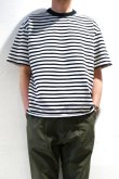 画像4: have a good day　Border loose s/s tee（White×Black） (4)