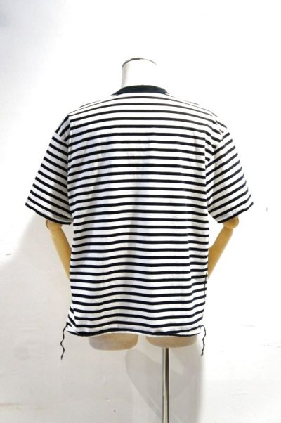 画像1: have a good day　Border loose s/s tee（White×Black）
