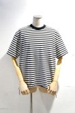 画像2: have a good day　Border loose s/s tee（White×Black） (2)
