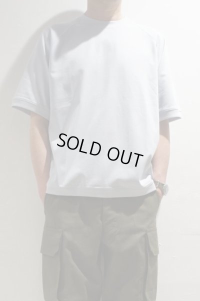画像1: STILL BY HAND　SWEAT LIKE S/S T-SHIRT(ICE BLUE)