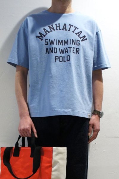 画像1: ILL ONE EIGHTY　" WATER POLO" TEE（SAX）