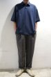 画像1: STILL BY HAND　POLO SHIRT(SLATE BLUE) (1)