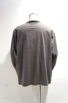 他の写真1: MANUAL ALPHABET　MINI BORDER WIDE L/S TEE（BLACK）