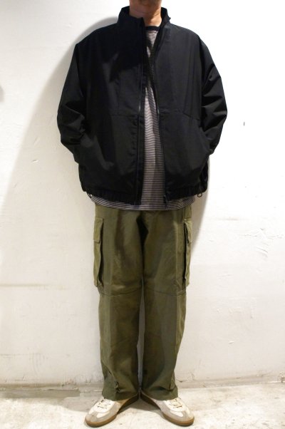 画像2: LAMOND　STAND NECK WIDE BLOUSON(BLACK)