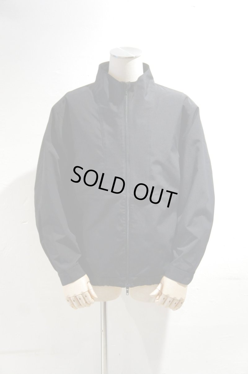 画像4: LAMOND　STAND NECK WIDE BLOUSON(BLACK) (4)