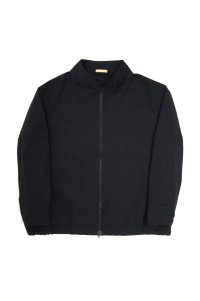 LAMOND　STAND NECK WIDE BLOUSON(BLACK)