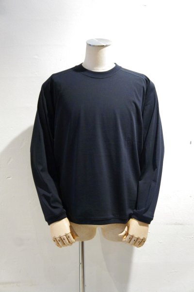 画像3: STILL BY HAND　SWEAT LIKE L/S T-SHIRT(BLACK NAVY)