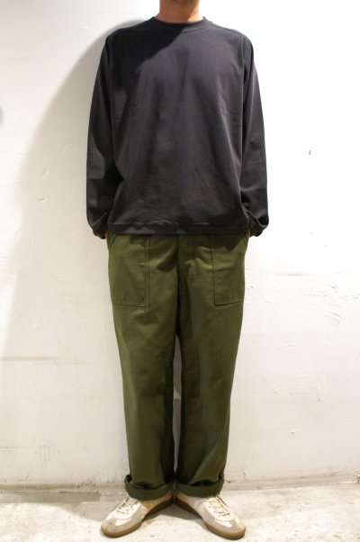 画像3: STILL BY HAND　SWEAT LIKE L/S T-SHIRT(CHARCOAL)