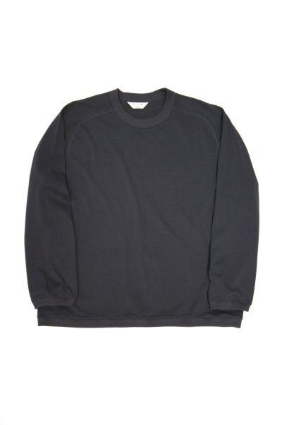 画像1: STILL BY HAND　SWEAT LIKE L/S T-SHIRT(CHARCOAL)