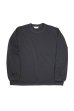 画像1: STILL BY HAND　SWEAT LIKE L/S T-SHIRT(CHARCOAL) (1)