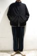 画像1: LAMOND　STAND NECK WIDE BLOUSON(BLACK) (1)