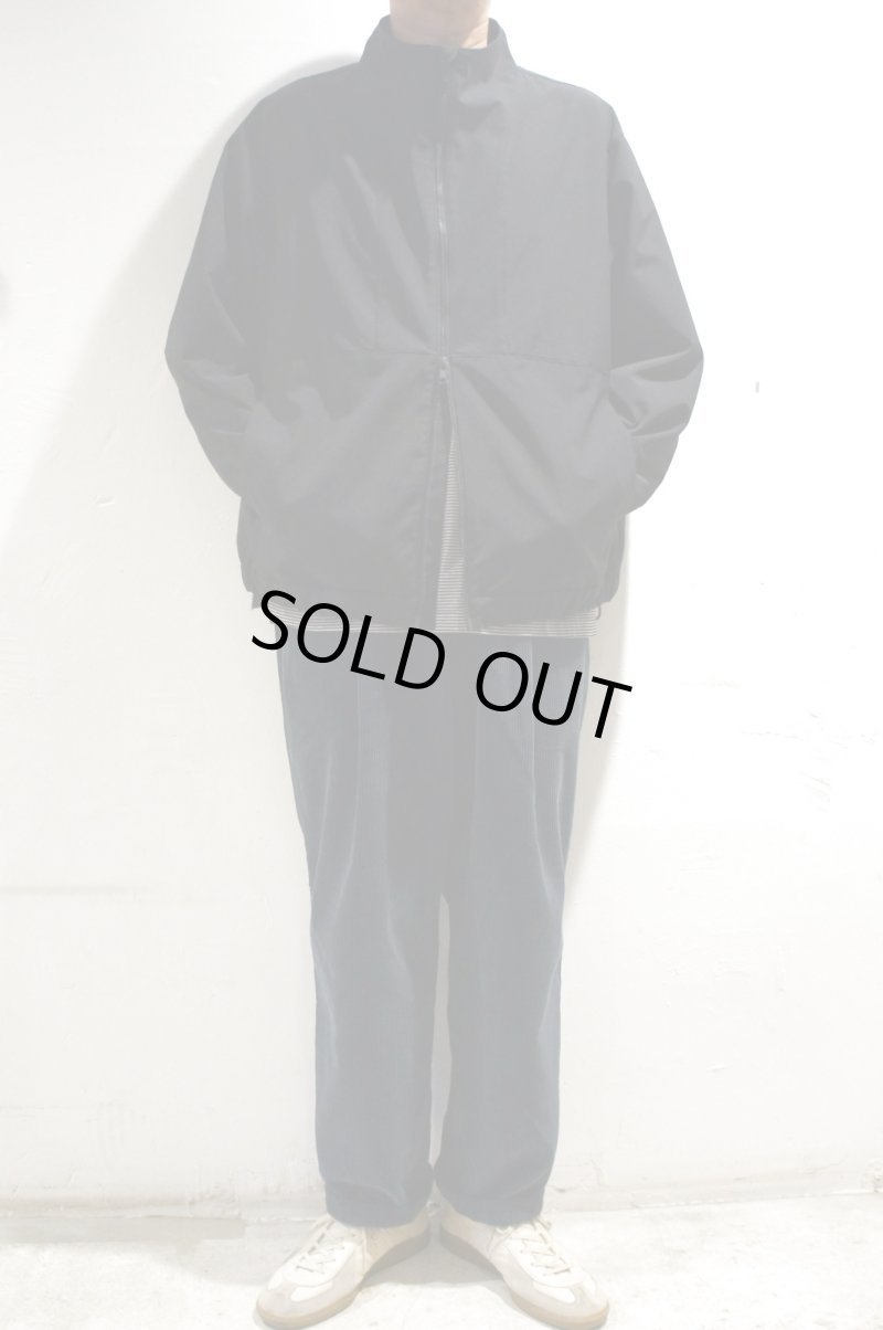 画像1: LAMOND　STAND NECK WIDE BLOUSON(BLACK) (1)