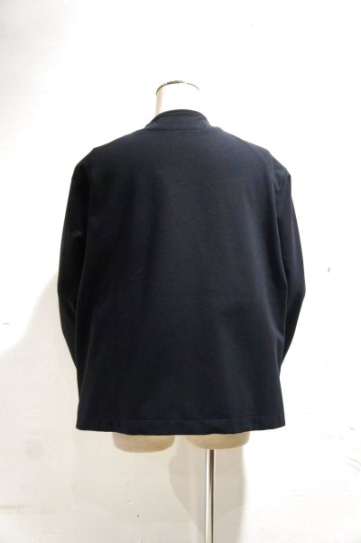 画像1: LAMOND　PREMIUM MILANO RIB ZIP CARDIGAN(BLACK)