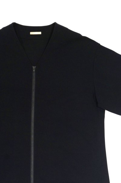 画像2: LAMOND　PREMIUM MILANO RIB ZIP CARDIGAN(BLACK)