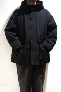 STILL BY HAND　PADDED HOOD BLOUSON(BLACK)