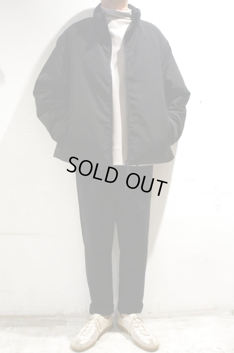 画像2: LAMOND　WEATHER CLOTH DOWN BLOUSON(BLACK) (2)