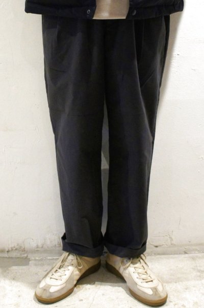 画像1: STILL BY HAND　MOLESKIN EASY PANTS(CHARCOAL)